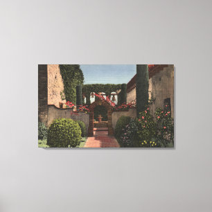 Toile Vue d'entrée du Jardin Sacré