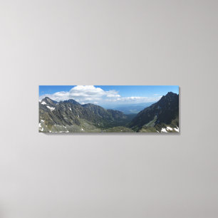 Toile Vue depuis Koprowa Pass, Tatras