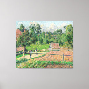Toile Vue depuis la fenêtre de l'artiste Camille Pissarr