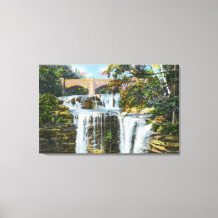Toile Vue des automnes de Haines