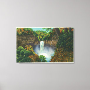 Toile Vue des automnes de Taughannock, 215 pieds de haut