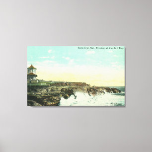 Toile Vue des brasseurs à Vue de l'EauSanta Cruz, CA