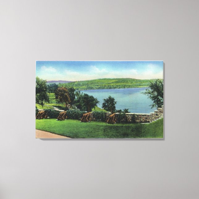 Toile Vue des Canons et du Mur du Sud (Recto)