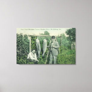 Toile Vue des pêcheurs avec le crochet près de Fitch M