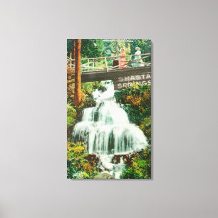 Toile Vue des ressorts inférieurs de FallsShasta, CA