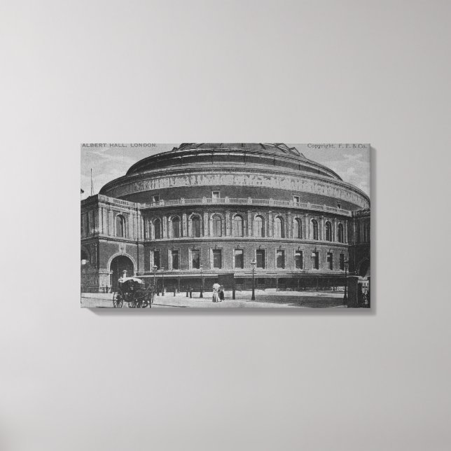 Toile Vue du Albert Hall, vers 1900 (Recto)