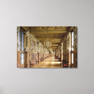 Toile Vue du Galerie Francois I, 1528-40