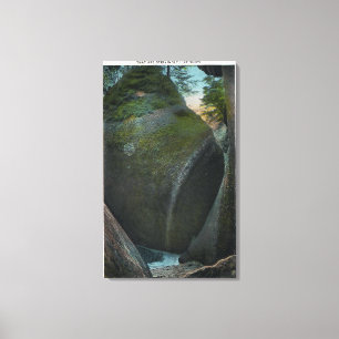 Toile Vue du Hall des navires, Formations rocheuses