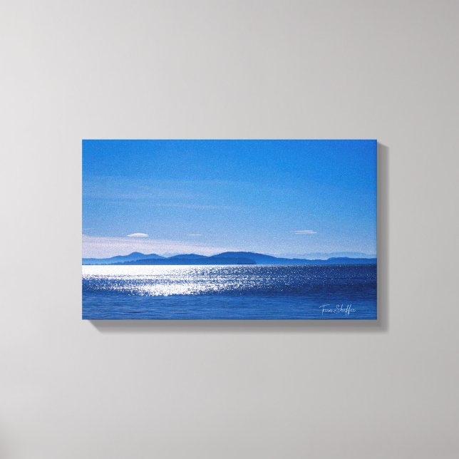 Toile Vue du matin Wildcat Cove Larrabee State Park WA (Recto)