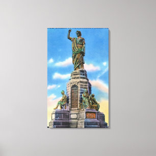 Toile Vue du monument de Nat'l aux ancêtres américains