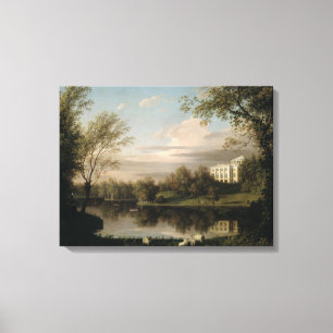 Toile Vue du palais de Pavlovsk, c.1800