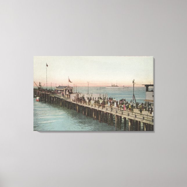 Toile Vue du quai (Recto)