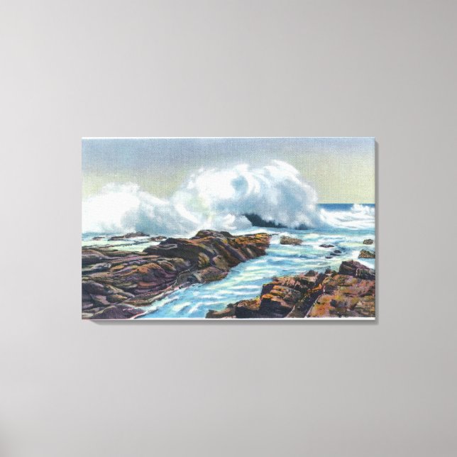 Toile Vue du Surf (Recto)