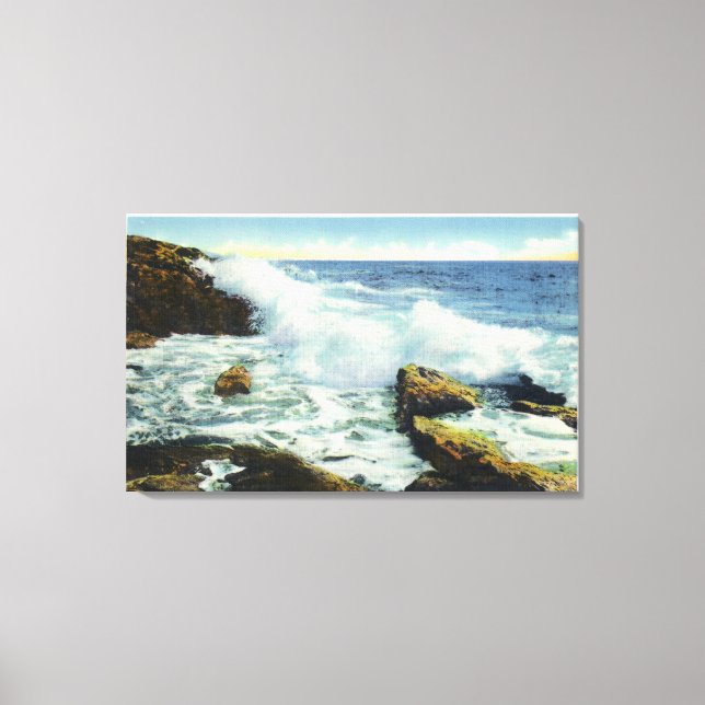 Toile Vue du Surf à Ocean Point (Recto)