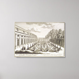 Toile Vue d'un jardin d'agrément près de Vienne, de