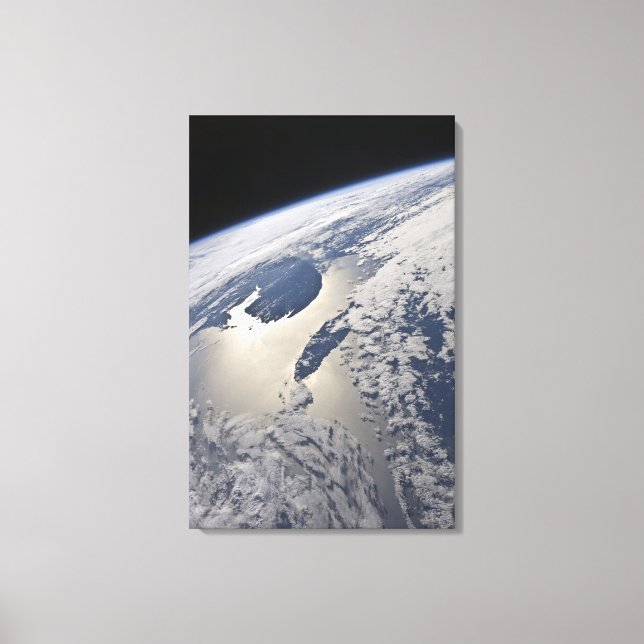 Toile Vue en haute oblique sur la péninsule de Gaspe (Recto)