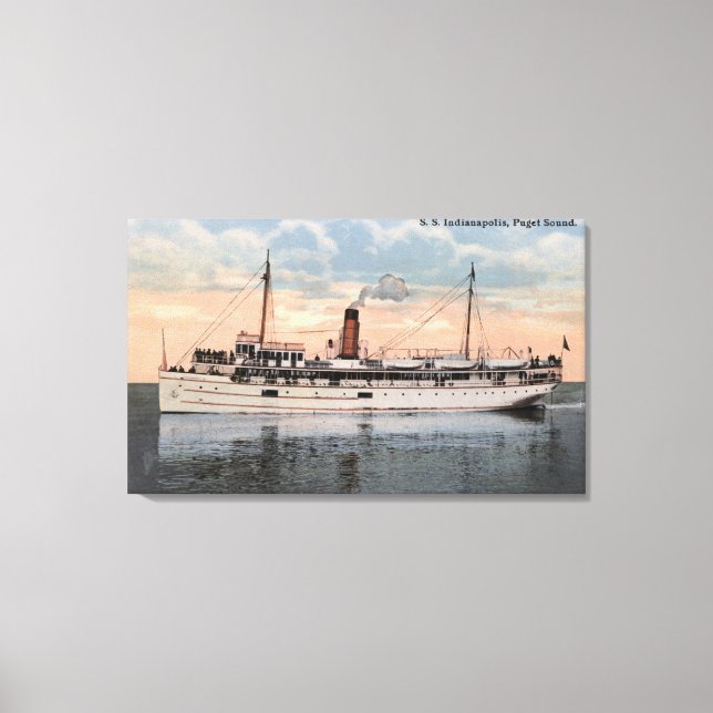 Toile Vue en vapeur d'Indianapolis SS (Recto)