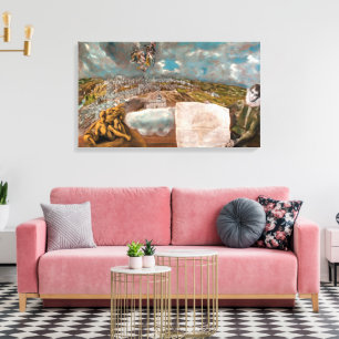 Toile Vue et plan de Tolède El Greco