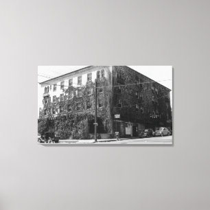 Toile Vue extérieure d'auberge de Bret Harte