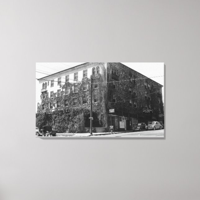 Toile Vue extérieure de Bret Harte Inn (Recto)