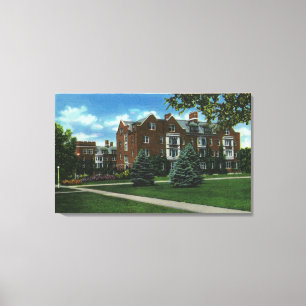 Toile Vue extérieure de Josselyn Hall, Vassar College