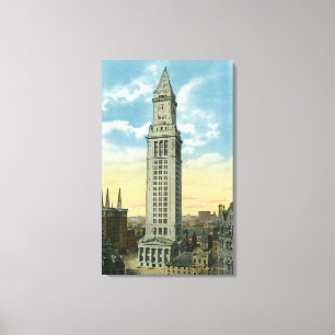 Toile Vue extérieure de la maison personnalisée