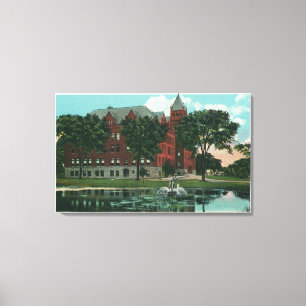 Toile Vue extérieure de l'école normale d'état