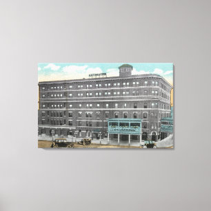Toile Vue extérieure de l'hôtel d'Arlington