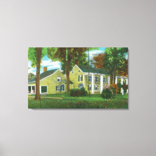 Toile Vue extérieure de manoir de GEN Philip Schuyler