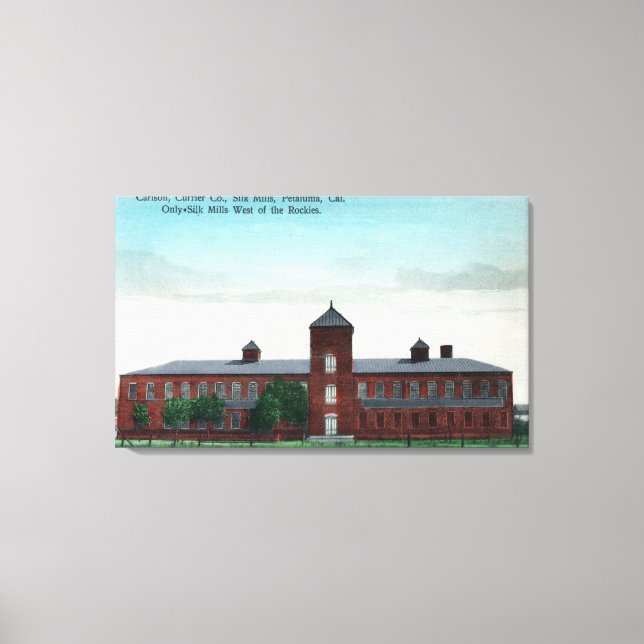 Toile Vue extérieure des aciéries de soie Currier Co (Recto)