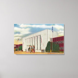 Toile Vue extérieure du bâtiment d'administration
