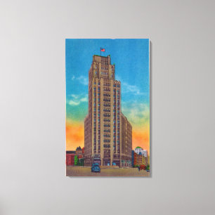 Toile Vue extérieure du bâtiment de tour d'état