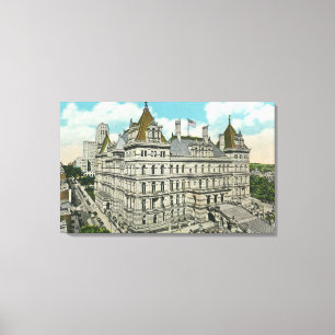 Toile Vue extérieure du Capitole de l'État et du bureau