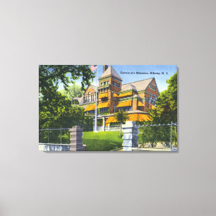 Toile Vue extérieure du manoir du gouverneur