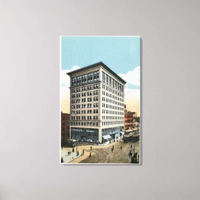 Toile Vue extérieure du nouvel édifice du parc (Recto)