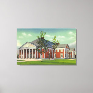 Toile Vue extérieure du théâtre de spa de Saratoga