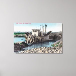 Toile Vue extérieure d'un Gold DredgerOroville, CA