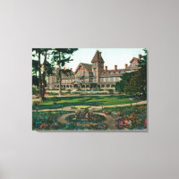 Vue extérieure sur l'Hôtel del Monte et ses jardin