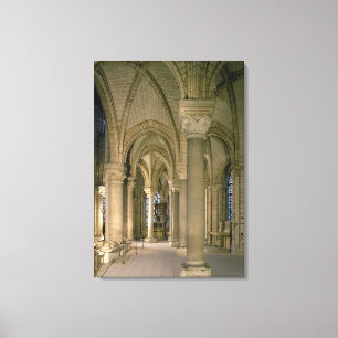 Toile Vue intérieure de l'ambulatoire (photo)