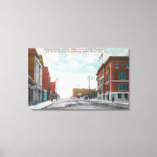 Toile Vue occidentale de granit StreetButte, la TA