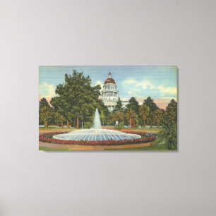 Toile Vue occidentale du capitol d'état