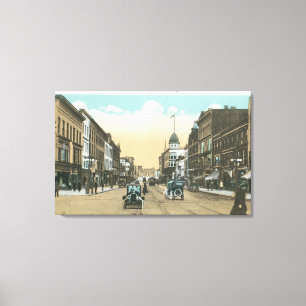 Toile Vue ouest de la rue Court