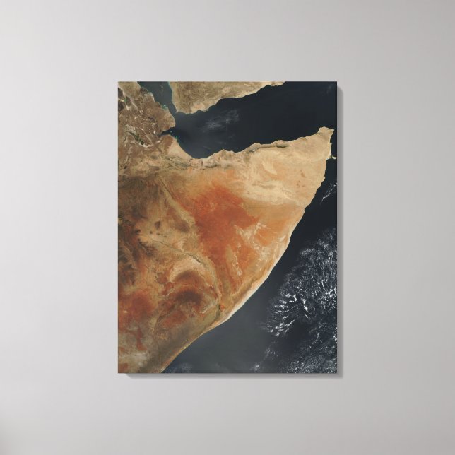 Toile Vue satellite de la Corne de l'Afrique (Recto)
