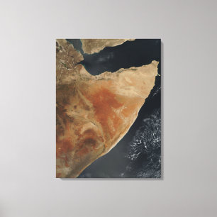 Toile Vue satellite de la Corne des Afrique