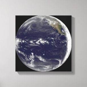 Toile Vue satellite de la terre