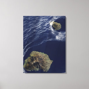 Toile Vue satellite du prince Edouard Islands