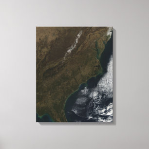 Toile Vue satellite du sud-est des États-Unis