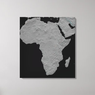 Toile Vue stéréoscopique de l'Amérique du Nord