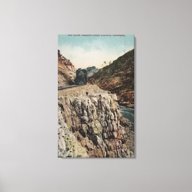 Toile Vue sur Box Canon Train (Recto)