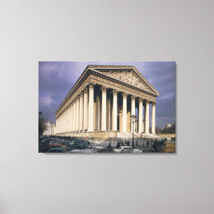 Toile Vue sur la façade de La Madeleine